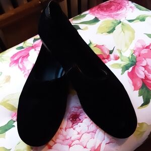 "J.Jill" Black Velvet Flats